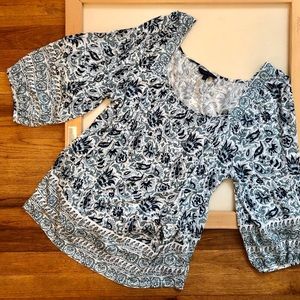 Lucky Brand Peasant Style Top